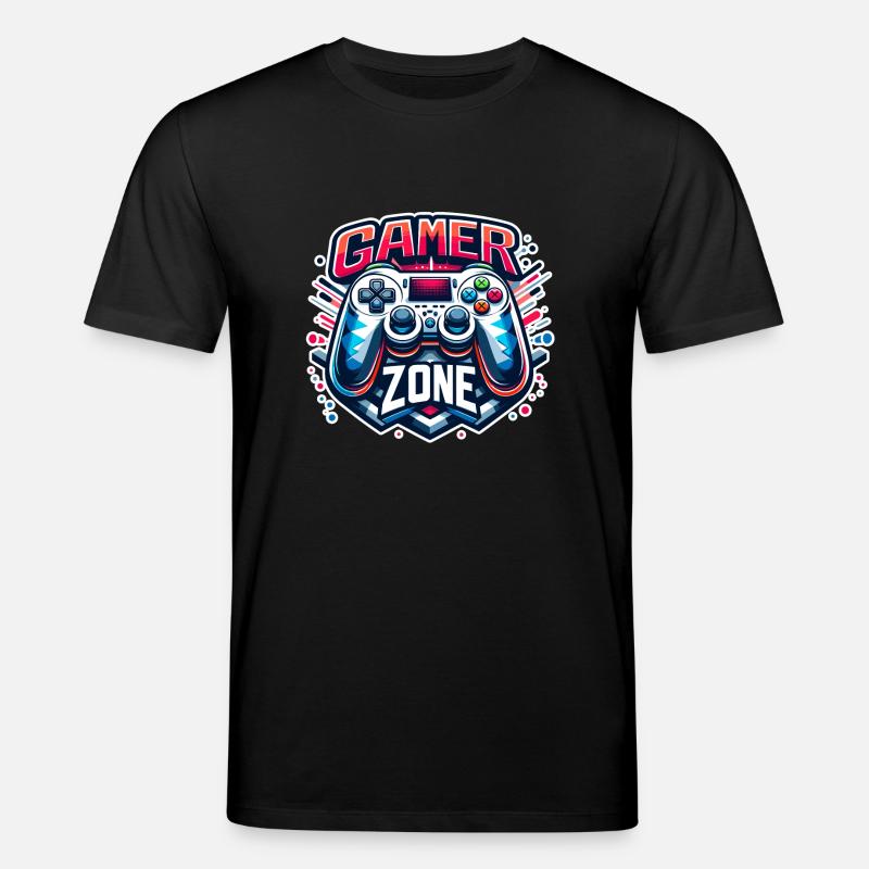 Gamer Zone - Controller Illustration - Stanley/Stella Unisex Bio-T-Shirt CREATOR  - Schwarz