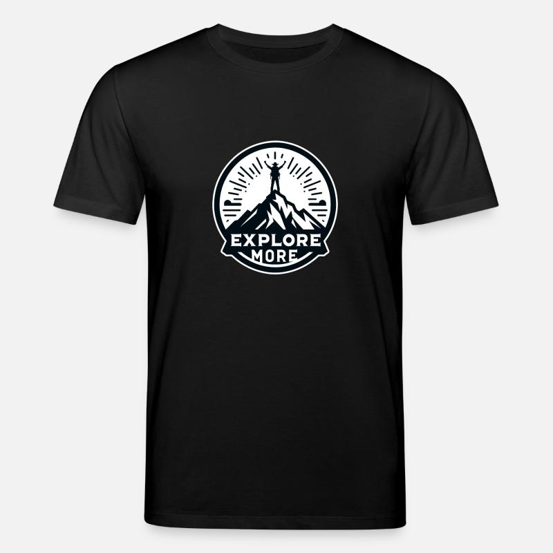 Explore more - Wanderer - Stanley/Stella Unisex Bio-T-Shirt CREATOR  - Schwarz