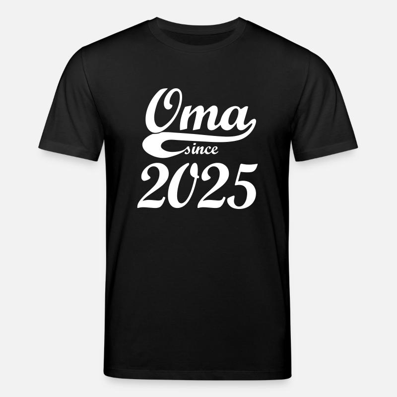 Oma since 2025 - Stanley/Stella Unisex Bio-T-Shirt CREATOR - Schwarz