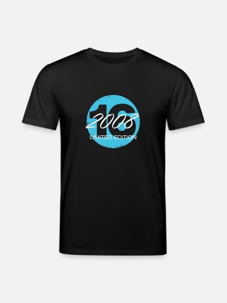 16 years old limited edition - Stanley/Stella CREATOR Unisex Organic T-Shirt - black