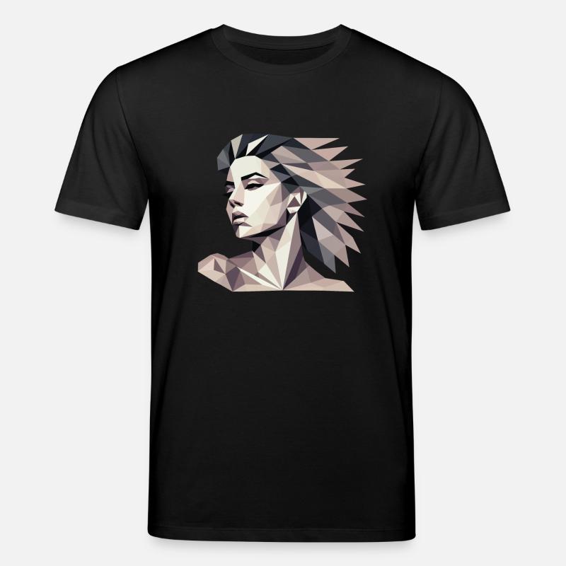 Design "Triangular reflect" - Stanley/Stella CREATOR Unisex Organic T-Shirt - black