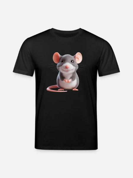 Mouse 3 - Stanley/Stella CREATOR Unisex Organic T-Shirt - black