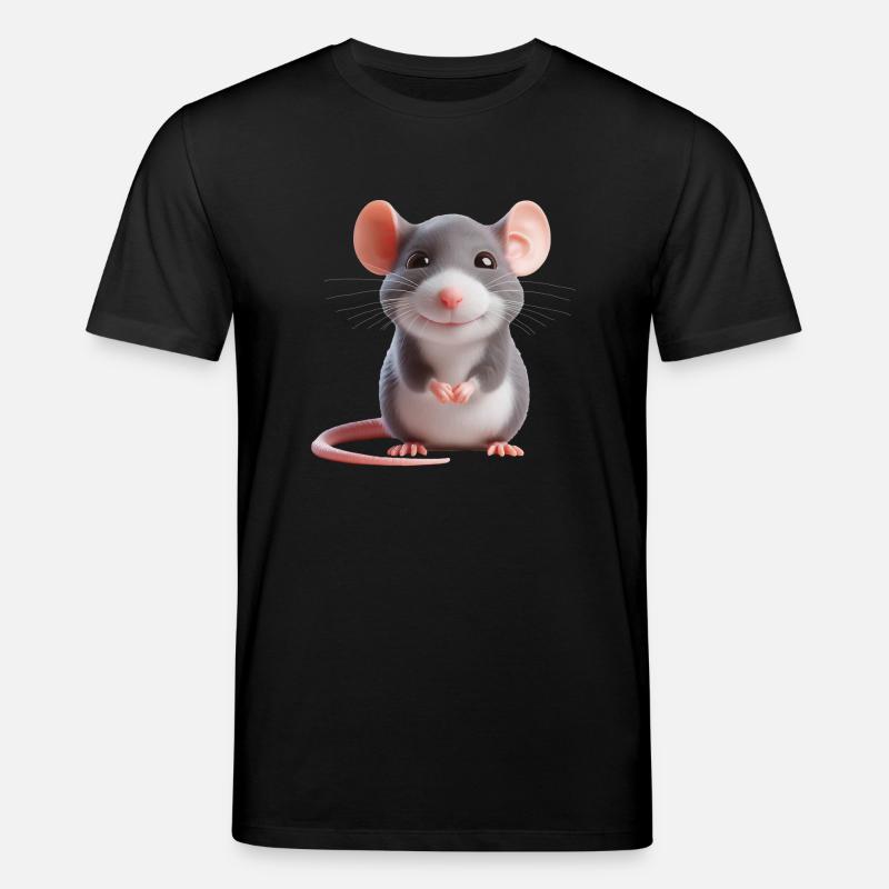Maus 3 - Stanley/Stella Unisex Bio-T-Shirt CREATOR  - Schwarz