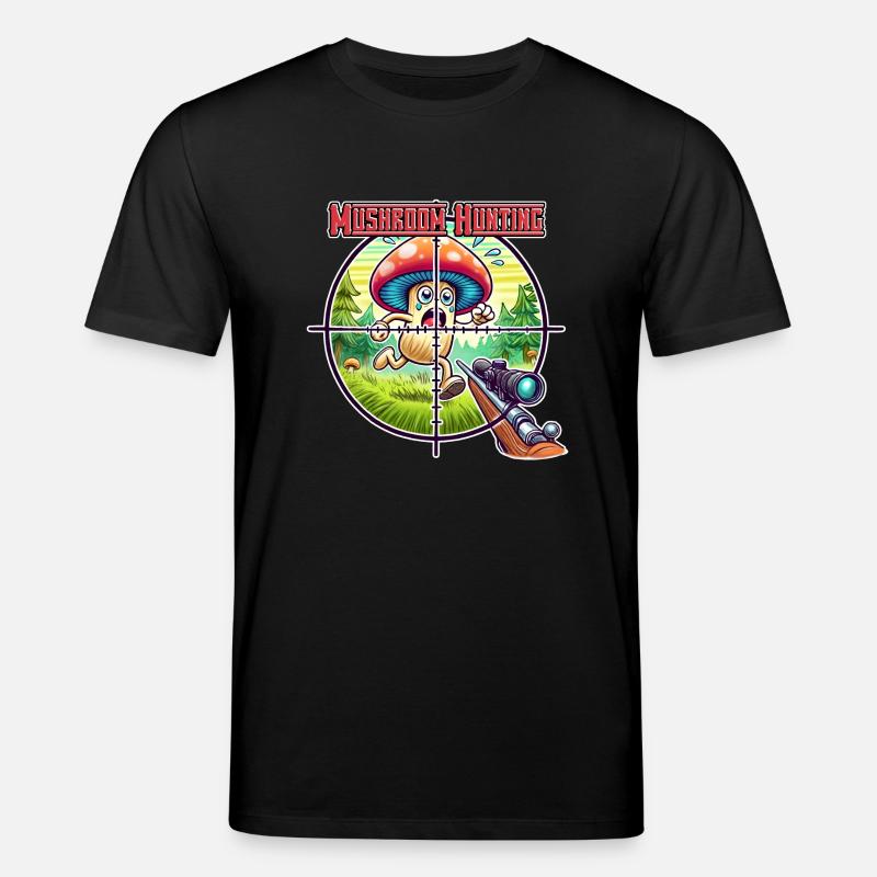 Chasse au champignons - T-shirt bio CREATOR Stanley/Stella Unisexe - noir