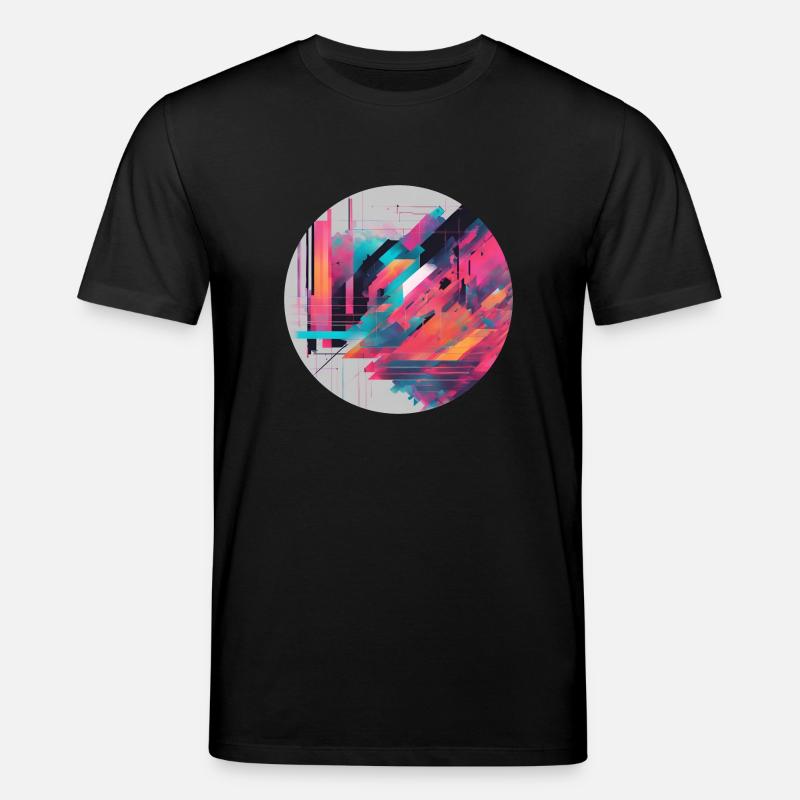 Glitch-Kunst - Stanley/Stella Unisex Bio-T-Shirt CREATOR  - Schwarz
