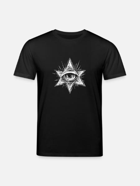L’œil de la Providence - T-shirt bio CREATOR Stanley/Stella Unisexe - noir