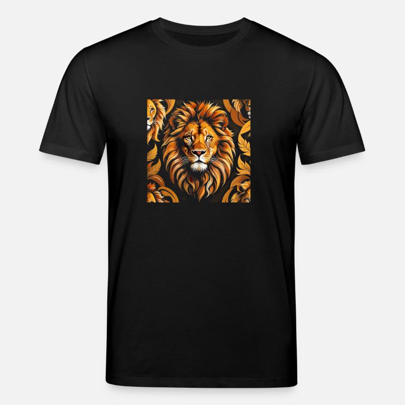 Lion - Stanley/Stella Unisex Bio-T-Shirt CREATOR  - Schwarz