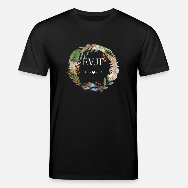 EVJF couronne fleurs boho - T-shirt bio CREATOR Stanley/Stella Unisexe - noir
