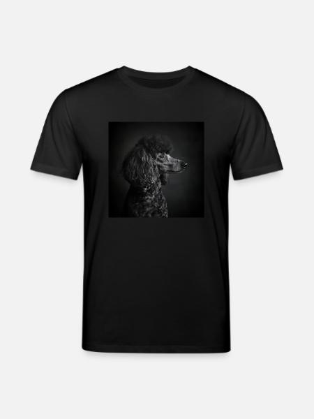 Black Animals - Black Poodle - Stanley/Stella CREATOR Unisex Organic T-Shirt - black
