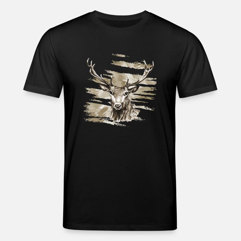 Cerf - T-shirt bio CREATOR Stanley/Stella Unisexe - noir