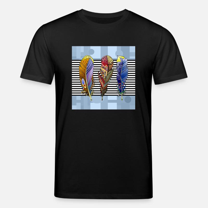 Feder - Stanley/Stella Unisex Bio-T-Shirt CREATOR  - Schwarz