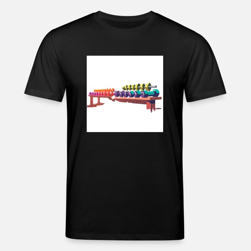 Hanteln - Stanley/Stella Unisex Bio-T-Shirt CREATOR  - Schwarz