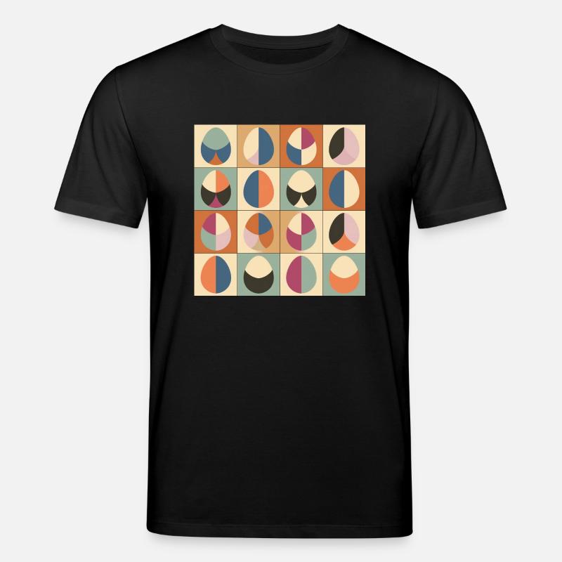 Easter Eggs Design No.01 - Stanley/Stella CREATOR Unisex Organic T-Shirt - black
