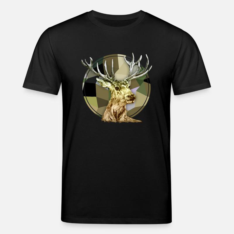 Hirsch - Stanley/Stella Unisex Bio-T-Shirt CREATOR  - Schwarz