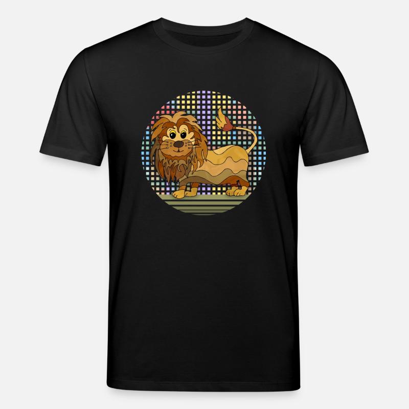 Löwe - Stanley/Stella Unisex Bio-T-Shirt CREATOR  - Schwarz