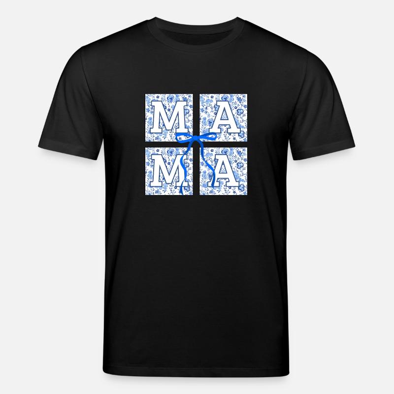 Mama Flowers - Mama Geschenkidee - Stanley/Stella Unisex Bio-T-Shirt CREATOR  - Schwarz