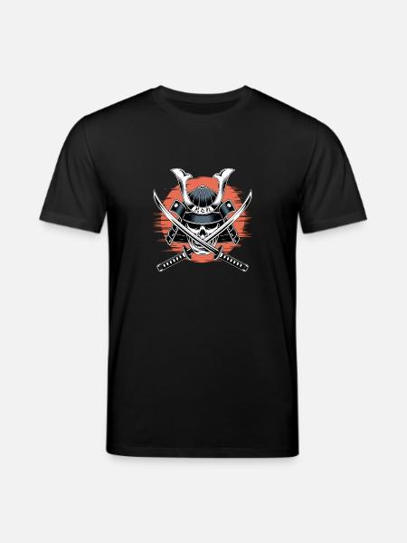 Japanese Samurai Warrior - Stanley/Stella CREATOR Unisex Organic T-Shirt - black