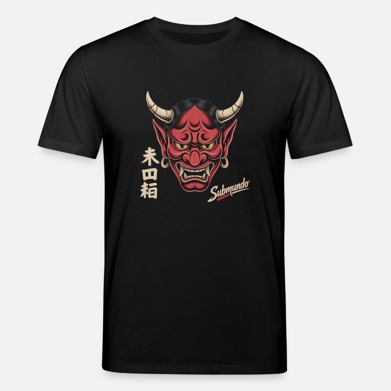 Masque japonais - T-shirt bio CREATOR Stanley/Stella Unisexe - noir