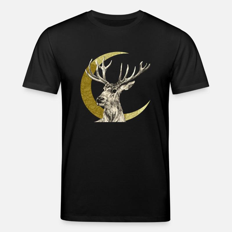 Deer - Stanley/Stella CREATOR Unisex Organic T-Shirt - black