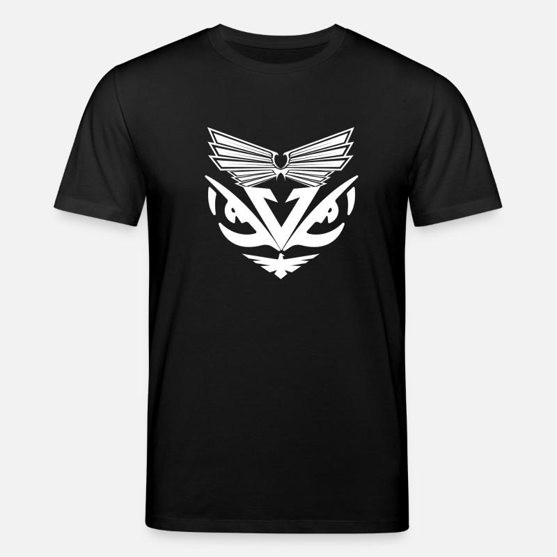 abstract aigles white - Stanley/Stella Unisex Bio-T-Shirt CREATOR  - Schwarz