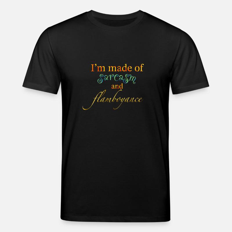 Sarkasmus und Extravaganz - Stanley/Stella Unisex Bio-T-Shirt CREATOR  - Schwarz