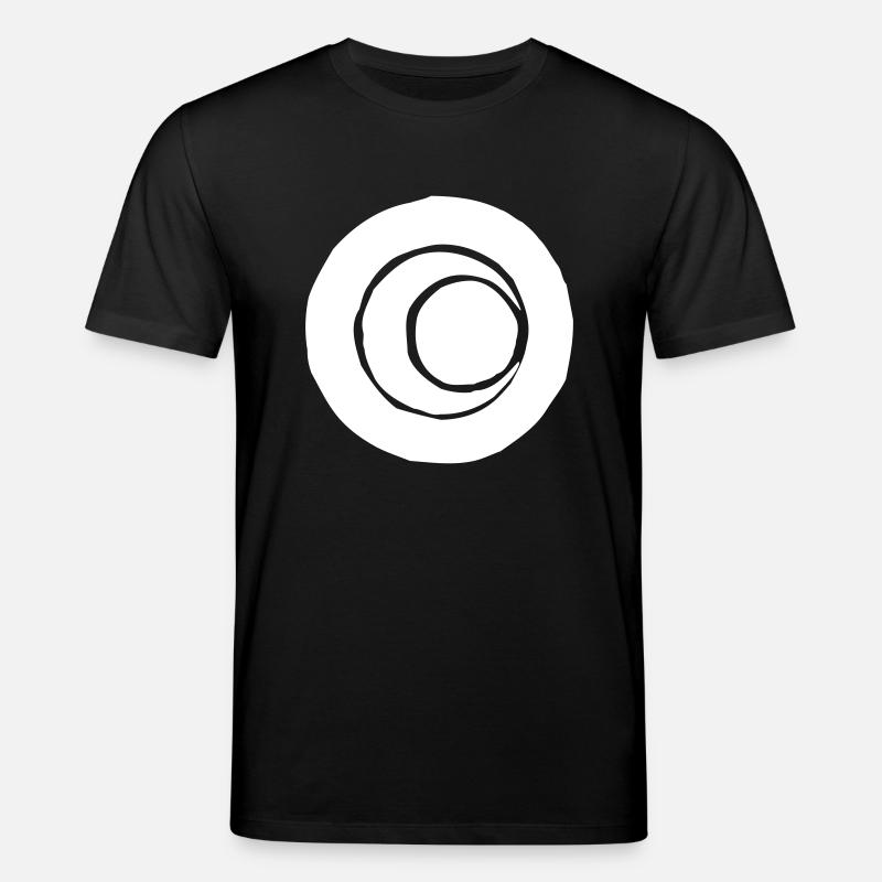 Circles Art... Vector graphic - Stanley/Stella CREATOR Unisex Organic T-Shirt - black