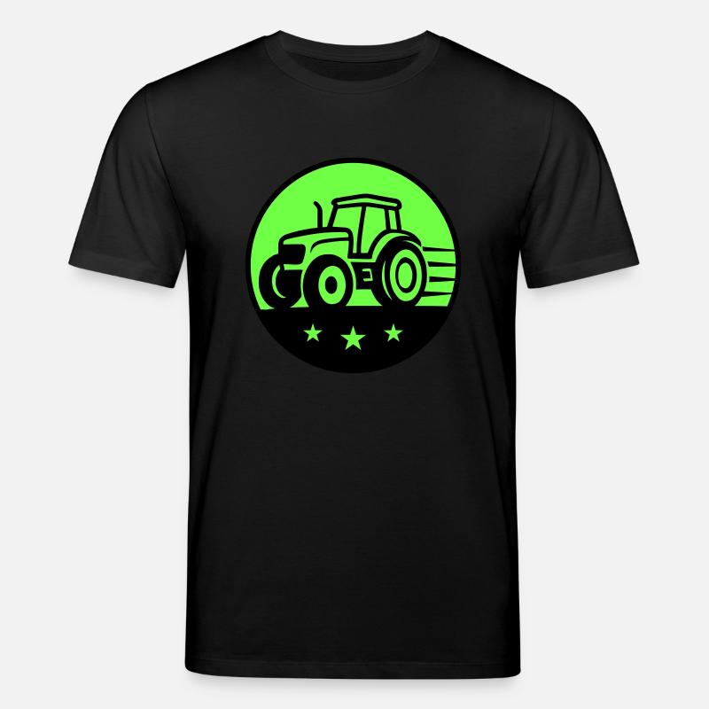 Traktor Farmer - Stanley/Stella Unisex Bio-T-Shirt CREATOR  - Schwarz