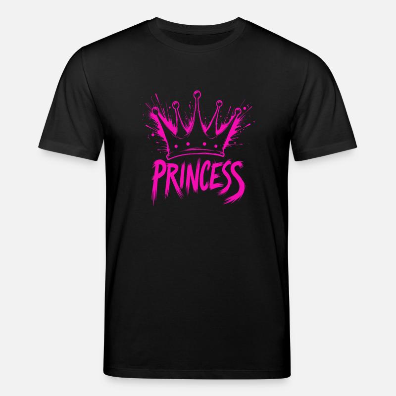 Prinzessin Krone Splash - Stanley/Stella Unisex Bio-T-Shirt CREATOR  - Schwarz