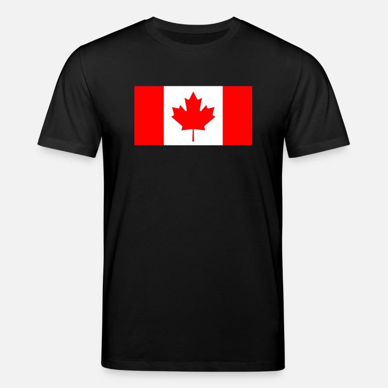 Canada Canada drapeau bannière - T-shirt bio CREATOR Stanley/Stella Unisexe - noir