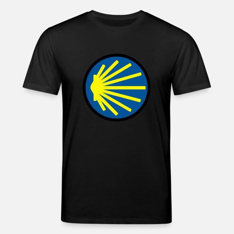 jakobsweg rund - Stanley/Stella Unisex Bio-T-Shirt CREATOR  - Schwarz