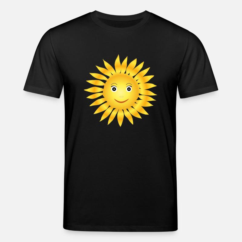 Sonne - Stanley/Stella Unisex Bio-T-Shirt CREATOR  - Schwarz