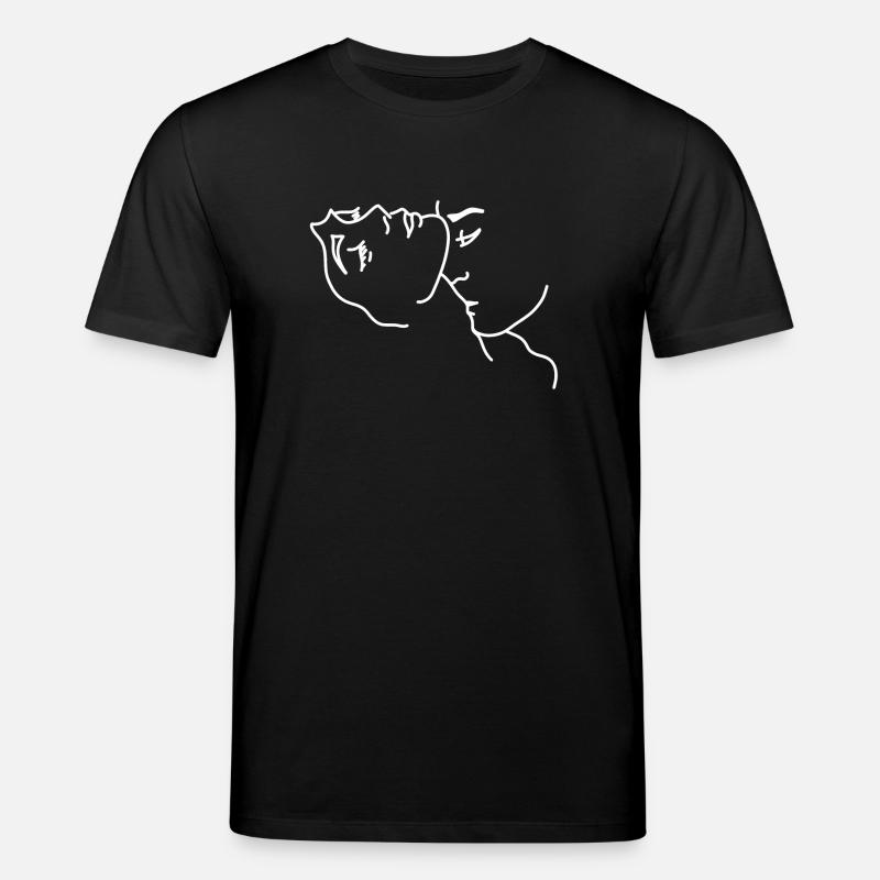 Baiser l'amour du cou - T-shirt bio CREATOR Stanley/Stella Unisexe - noir