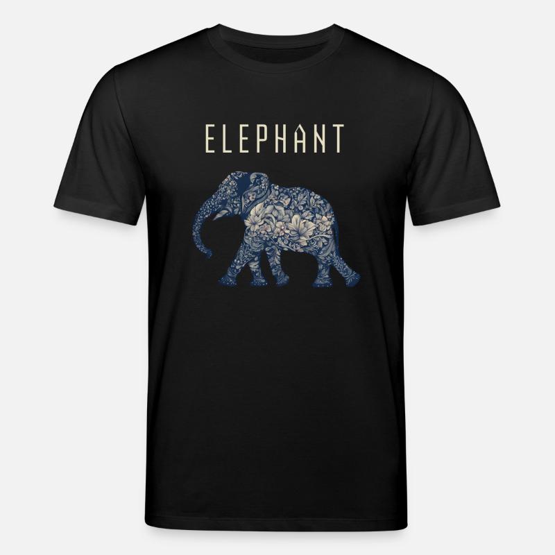 Éléphant - T-shirt bio CREATOR Stanley/Stella Unisexe - noir