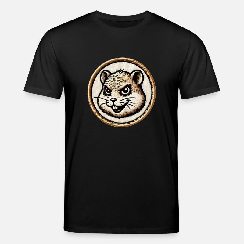 Hamster - Stanley/Stella Unisex Bio-T-Shirt CREATOR  - Schwarz
