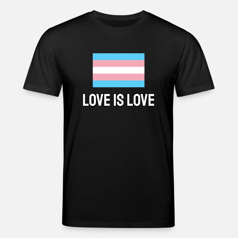 L’amour trans est l’amour - T-shirt bio CREATOR Stanley/Stella Unisexe - noir
