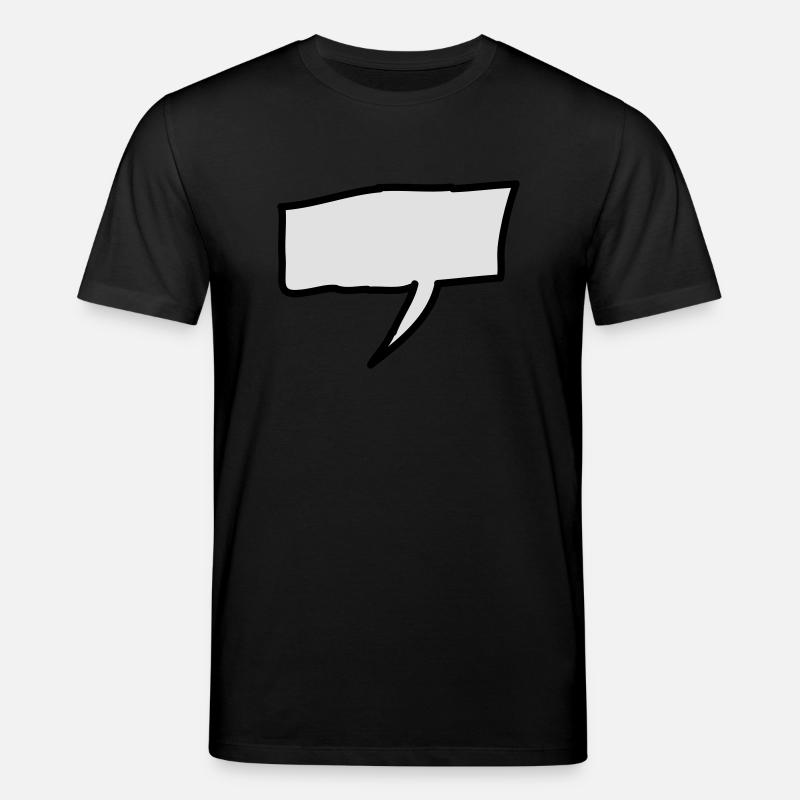 sprechblase_2c - Stanley/Stella Unisex Bio-T-Shirt CREATOR  - Schwarz