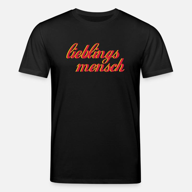 lieblingsmensch_2 - Stanley/Stella Unisex Bio-T-Shirt CREATOR - Schwarz