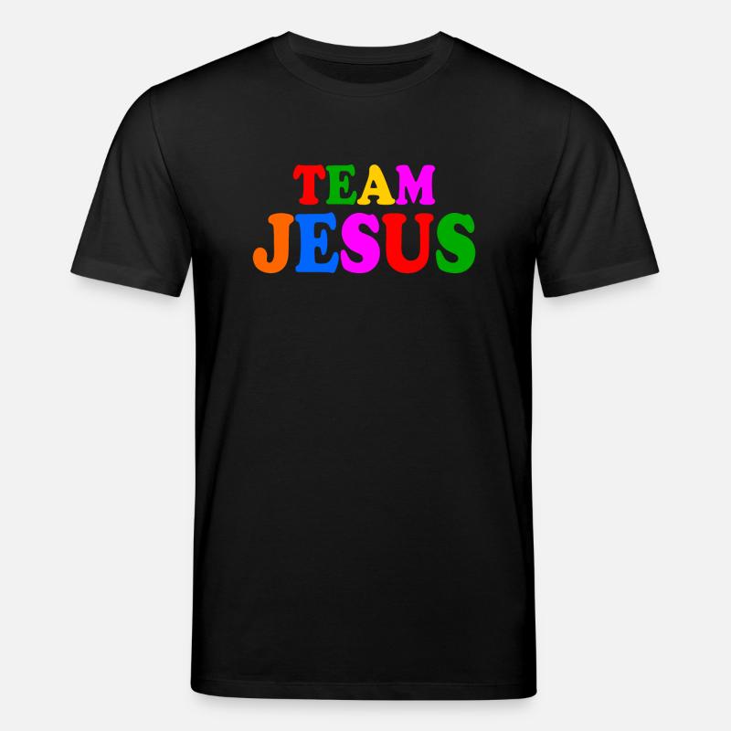 Team jesus lgbt - Stanley/Stella Unisex Bio-T-Shirt CREATOR  - Schwarz