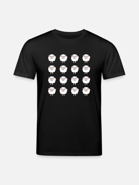 Mouton - T-shirt bio CREATOR Stanley/Stella Unisexe - noir