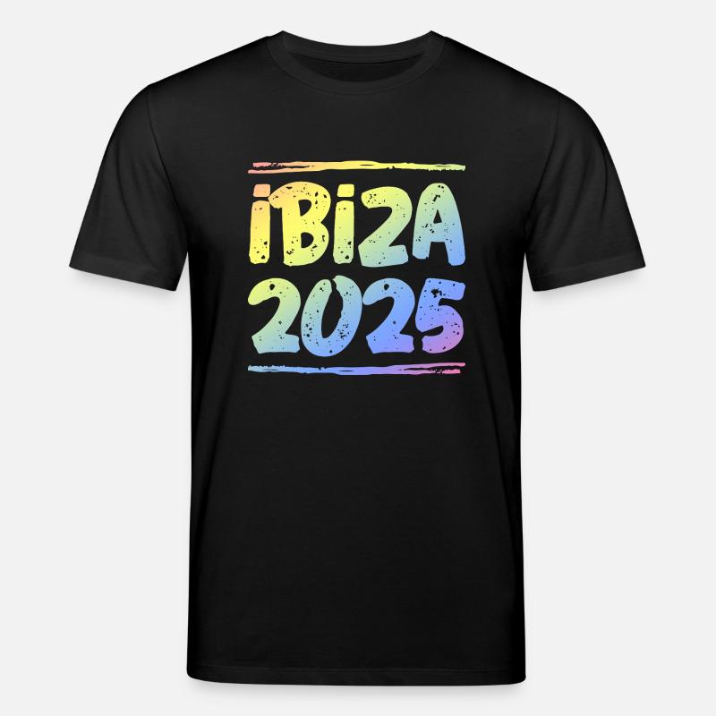 Ibiza 2025 Bunt - Stanley/Stella Unisex Bio-T-Shirt CREATOR  - Schwarz