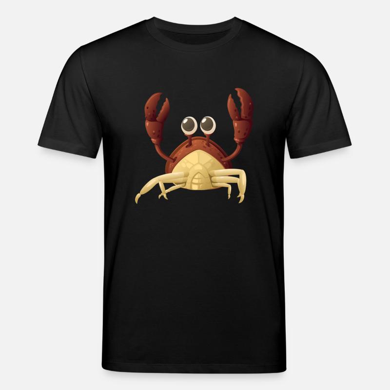 Crab red - Stanley/Stella Unisex Bio-T-Shirt CREATOR  - Schwarz