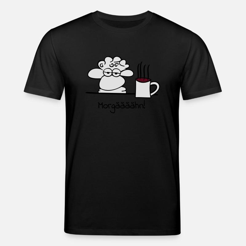 müdes Schaf - Stanley/Stella Unisex Bio-T-Shirt CREATOR  - Schwarz