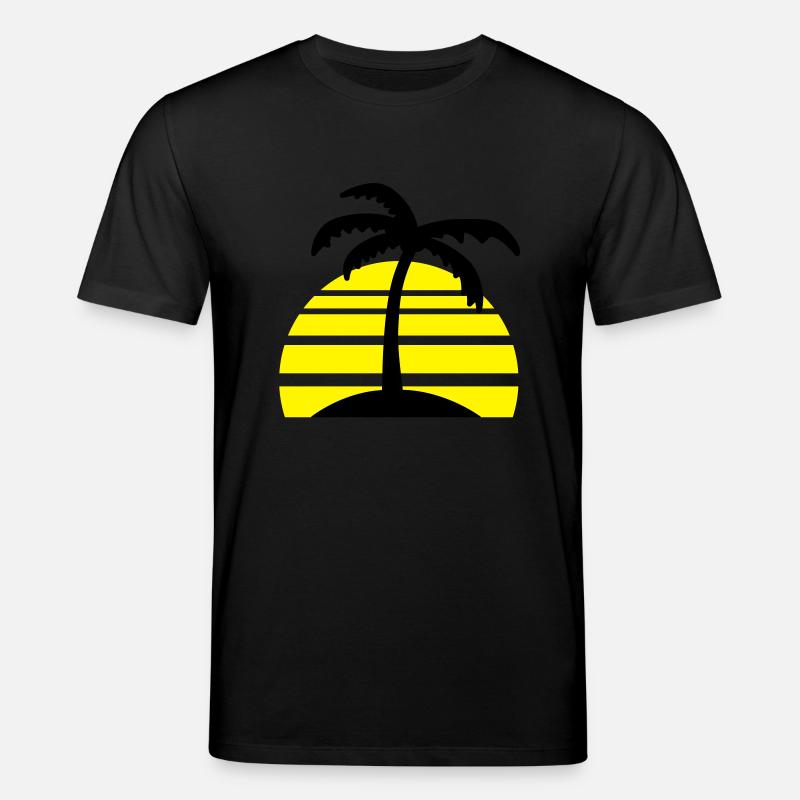 palms__f2 - Stanley/Stella Unisex Bio-T-Shirt CREATOR  - Schwarz