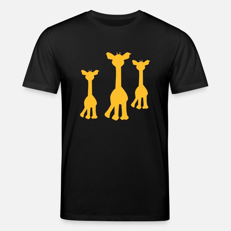 giraffe - Stanley/Stella Unisex Bio-T-Shirt CREATOR  - Schwarz