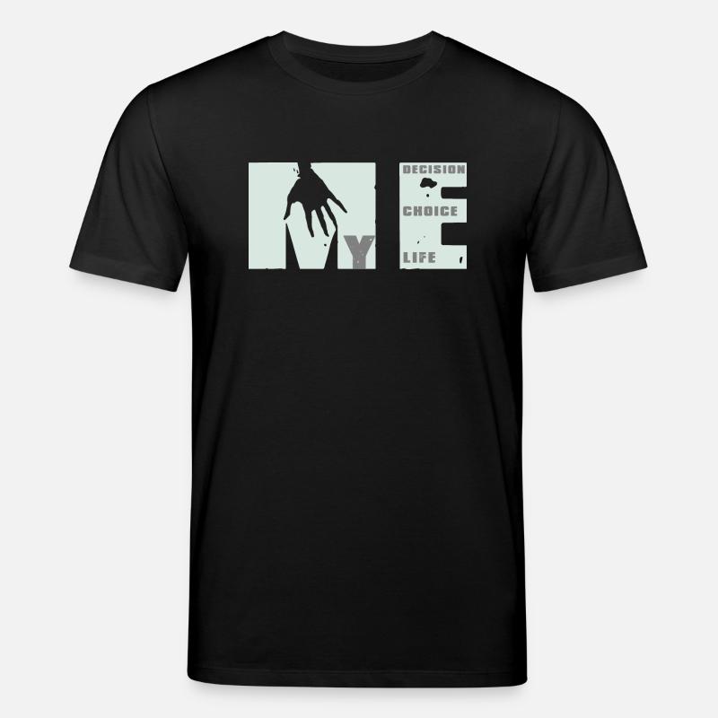 MEvolution: Choice, Decision, Life - Stanley/Stella CREATOR Unisex Organic T-Shirt - black