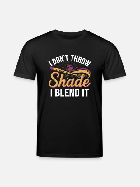 Trendiges Makeup-Motiv mit Retro-Charme - Stanley/Stella Unisex Bio-T-Shirt CREATOR - Schwarz