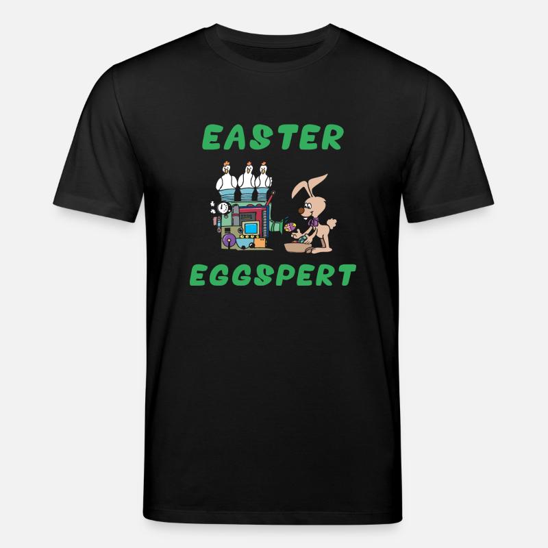 Eggspert Pâques - T-shirt bio CREATOR Stanley/Stella Unisexe - noir