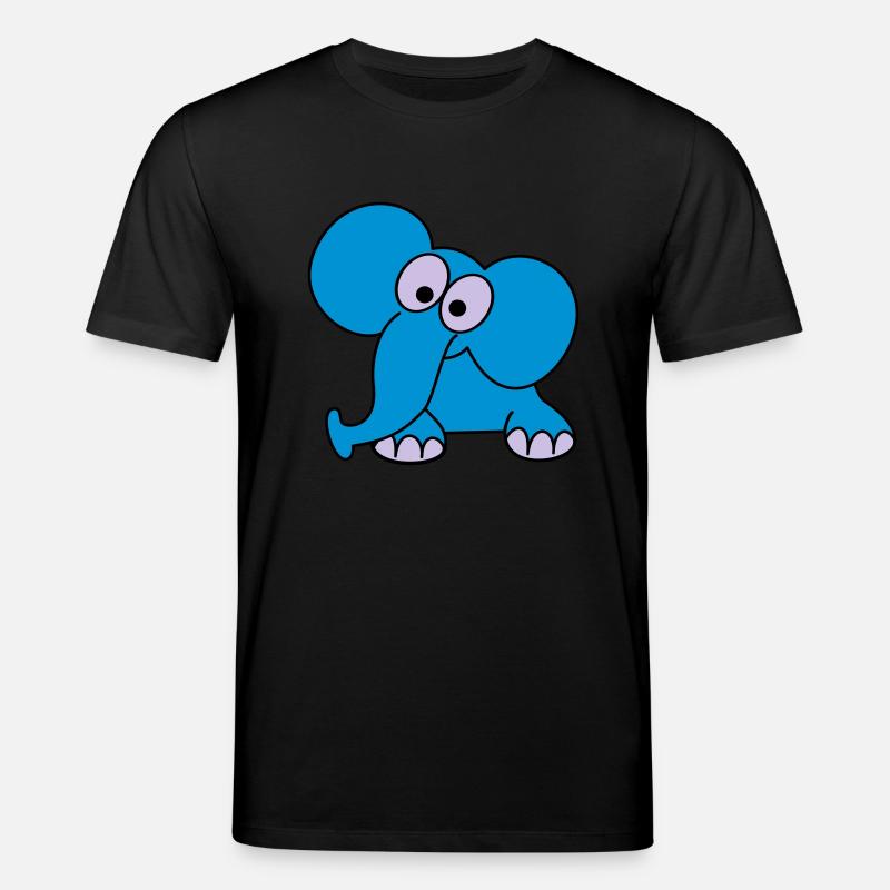 elefant - Stanley/Stella Unisex Bio-T-Shirt CREATOR  - Schwarz