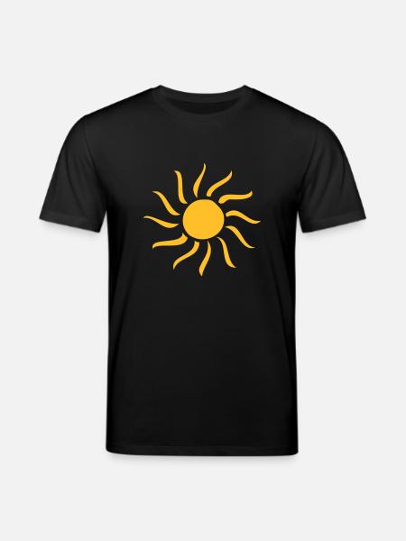 Sonne - Stanley/Stella Unisex Bio-T-Shirt CREATOR - Schwarz