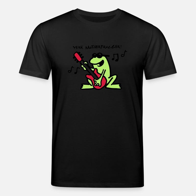 frog_n_roll_072011_a_3c - Stanley/Stella CREATOR Unisex Organic T-Shirt - black